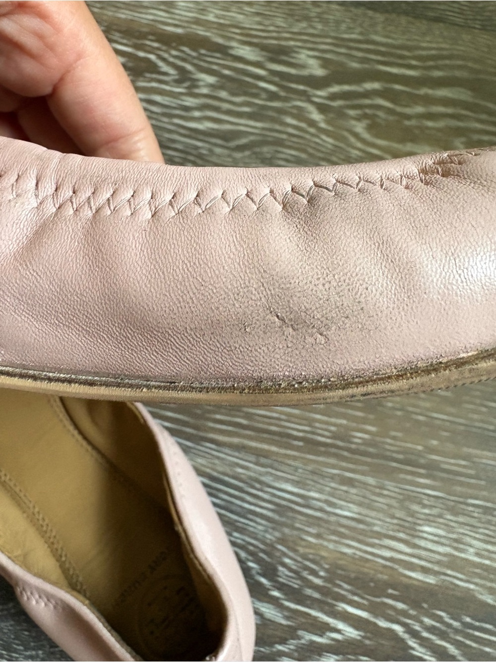 Tory Burch Pink Leather Liana Ballet Flats - Picture 7 of 7